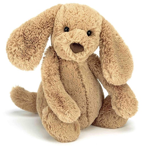 Knuffel verlegen puppy (medium) bruin