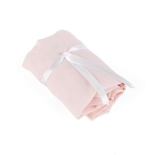 Hoeslaken reiswieg cotton pink