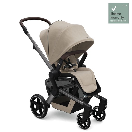 Kinderwagen Hub+ (chassis + zitje) timeless taupe