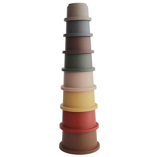 Stapeltoren stacking cups retro