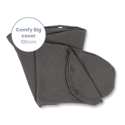 Hoes relaxkussen comfy big tetra grey