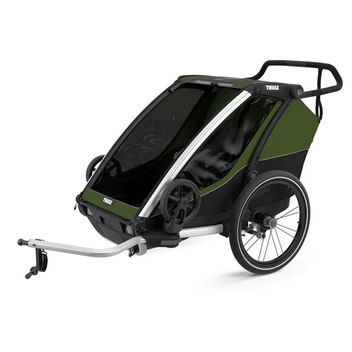 Fietskar cab 2 cypres green