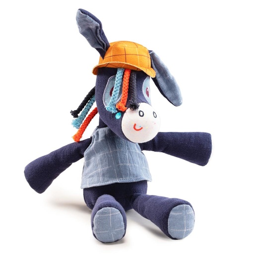 Knuffeldier Ignace donkerblauw