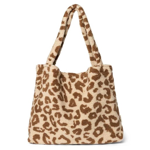 Verzorgingstas mommy bag chunky teddy leopard ecru