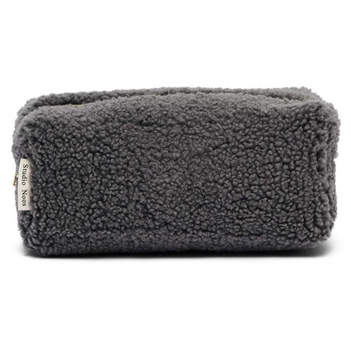 Toilettas chunky teddy dark grey