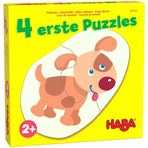 4 eerste puzzels - jonge dieren