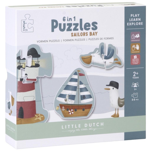 *Vormenpuzzel sailors bay