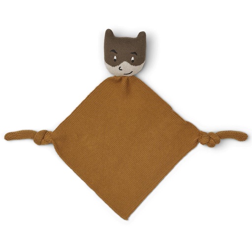 *Knuffeldoek Alfie superhero (golden caramel)