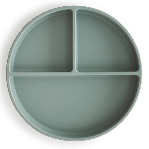 Bord silicone (3 vakken) cambridge blue