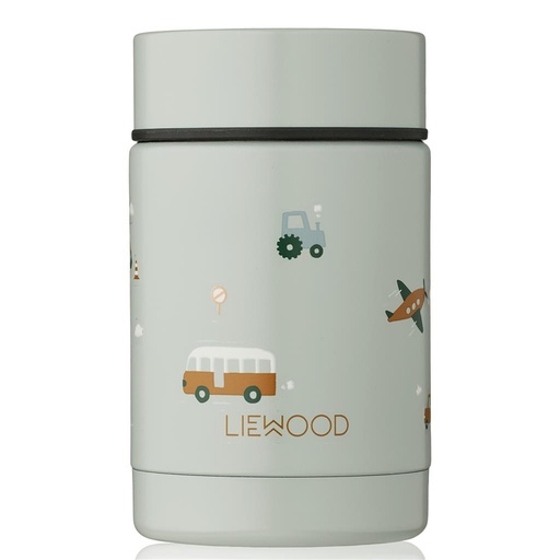 Thermos voor voeding Nadja vehicles - dove blue mix