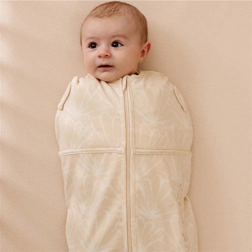 Inbakerslaapzak mini cotton TS (3-6m) seashell sand