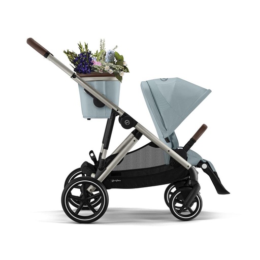 Kinderwagen Gazelle S NEW (taupe frame) skyblue (mid blue)