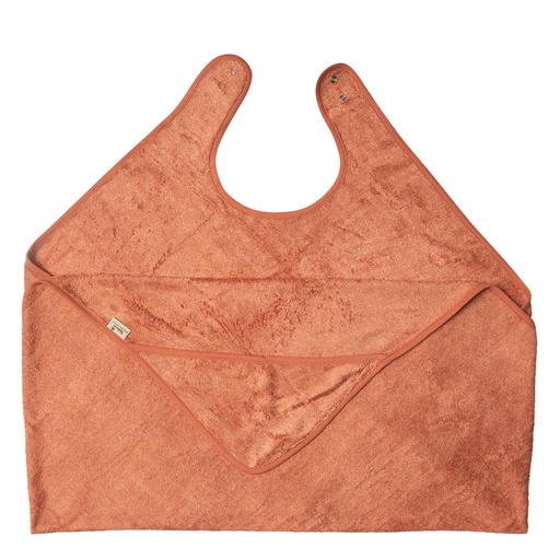 Handdoek cuddle towel apricot blush