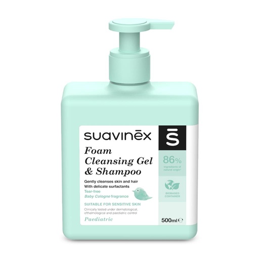 Foam cleansing gel & shampoo 500ml