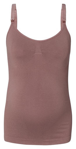 Borstvoedingstop Evi seamless deep taupe