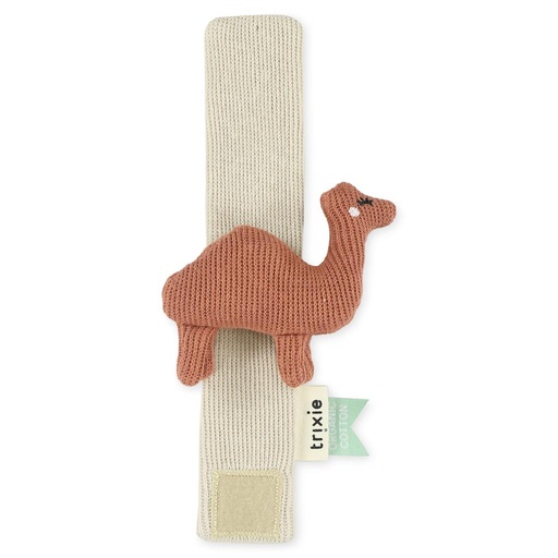 Armbandrammelaar gebreid camel