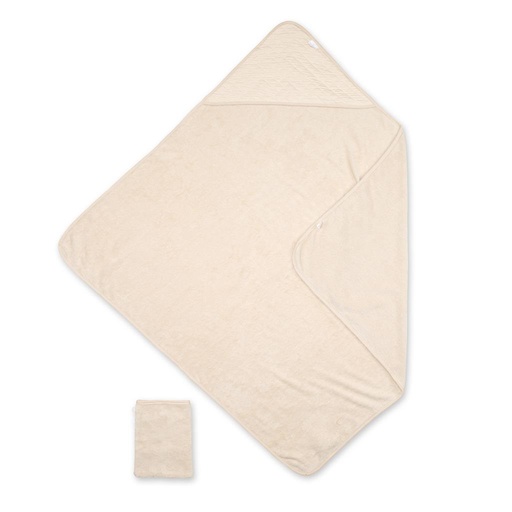 Badcape terry Quilt cream