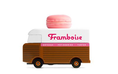 Auto macaron framboise