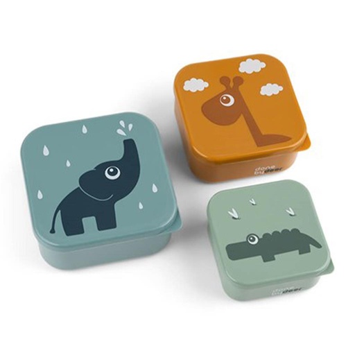 Snack box deer friends blue mix