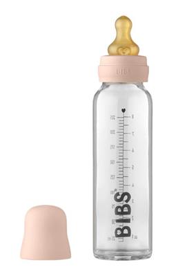 Zuigfles glas (225ml) blush