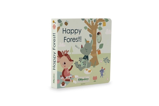 Voelboek met geluiden Happy Forest