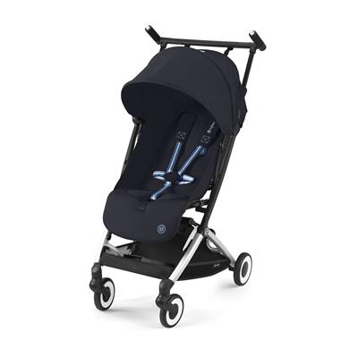 Buggy Libelle zilver frame blue