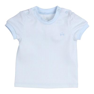 T-shirt Vidrio light blue - white