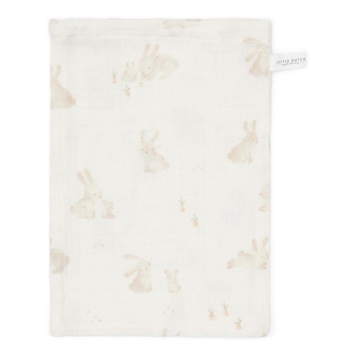 Washandjes set hydrofiel Baby Bunny / Beige