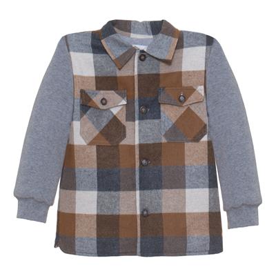 Hemd CAMEL/GREY CHECK F24-68