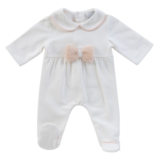 Babypakje strik offwhite